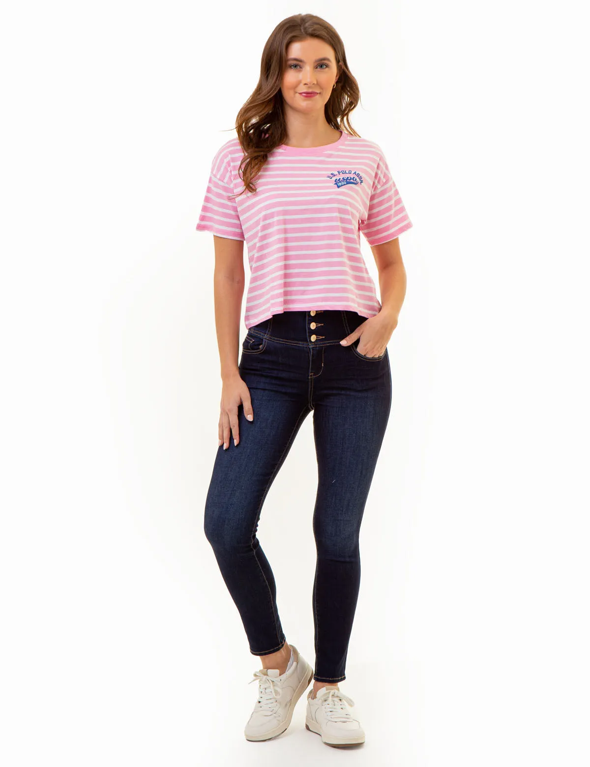 VARSITY DUAL STRIPE RINGER T-SHIRT sold by U.S. Polo Assn. product image thumbnail 3