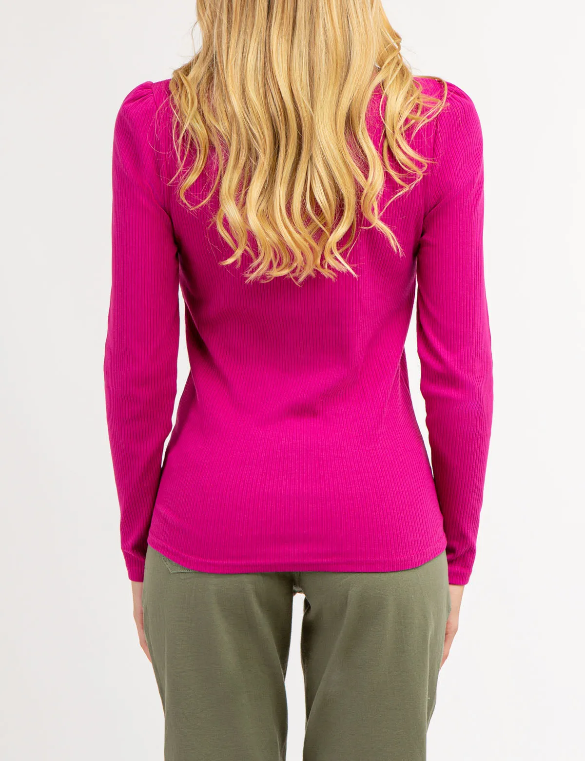 LONG SLEEVE SQUARE NECK RIBBED TOP sold by U.S. Polo Assn. product image thumbnail 3