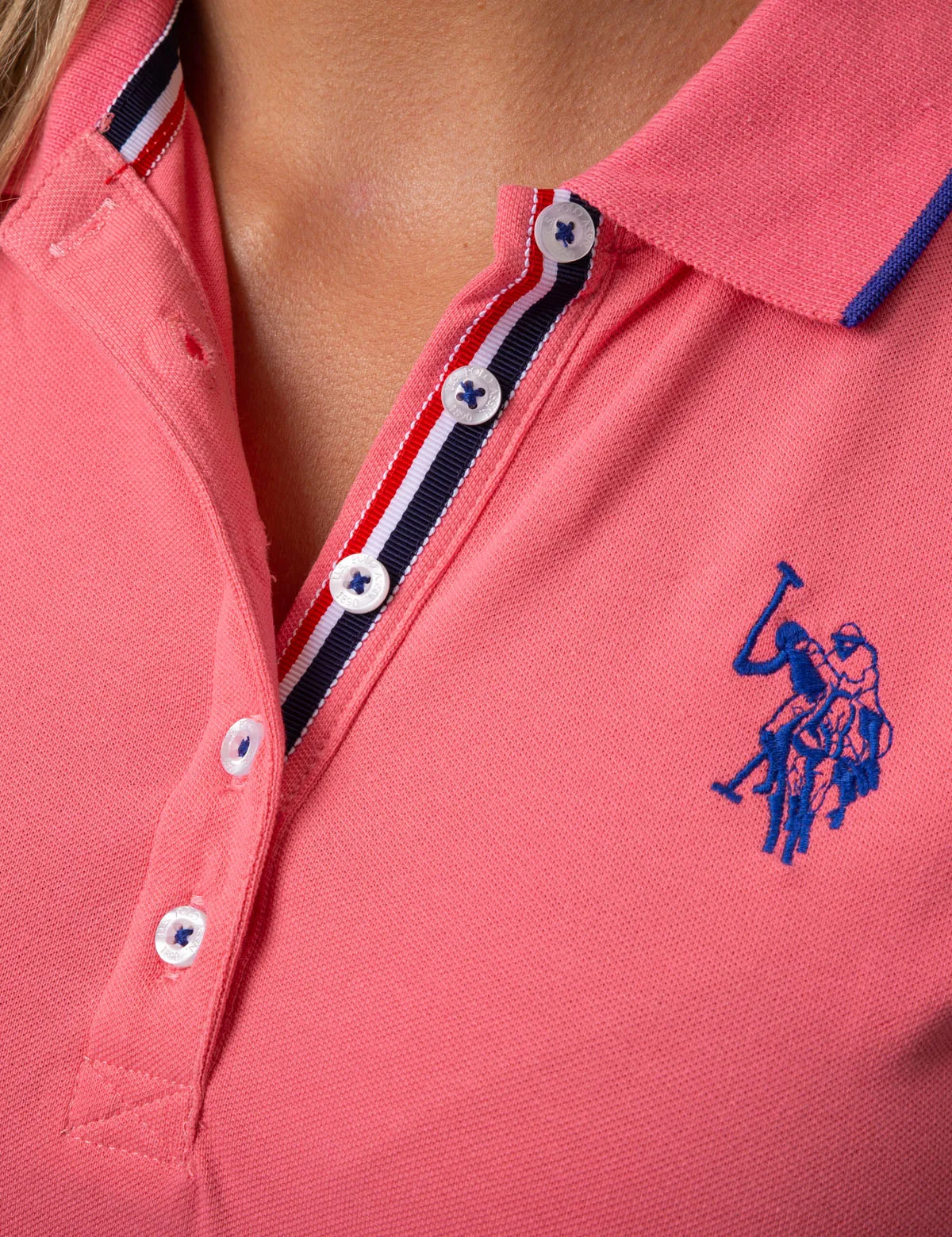 TIPPED POLO DRESS sold by U.S. Polo Assn. product image thumbnail 4