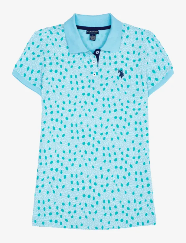 DAISY PRINT POLO SHIRT sold by U.S. Polo Assn.