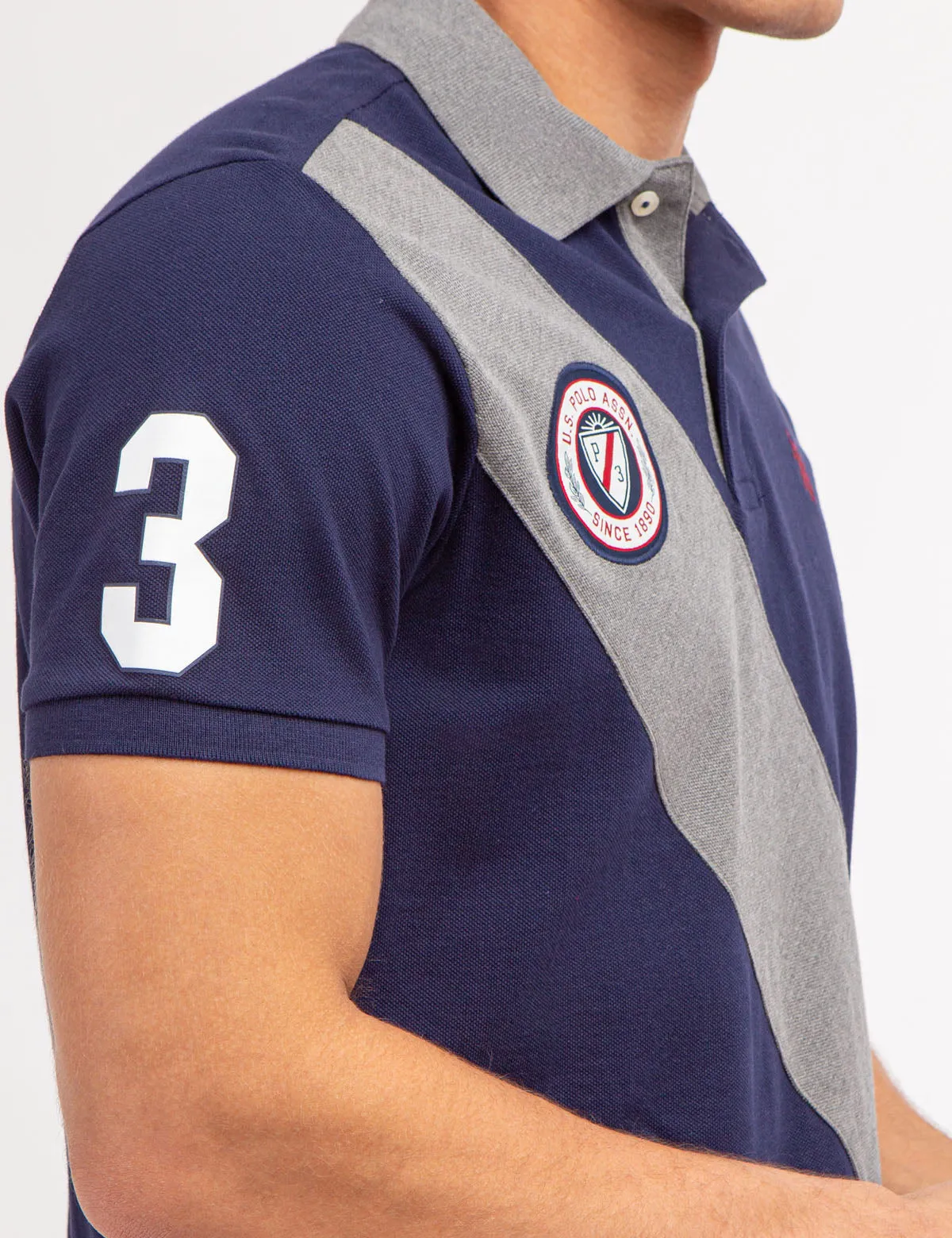 COLORBLOCK PIQUE SASH POLO SHIRT sold by U.S. Polo Assn. product image thumbnail 3