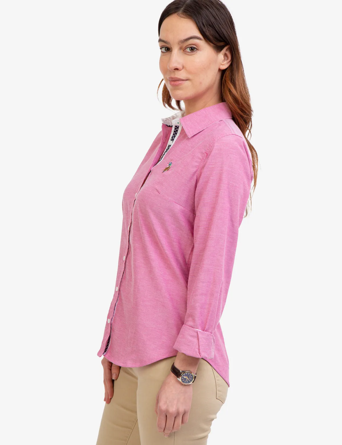 MULTI TONAL SMALL LOGO OXFORD SHIRT sold by U.S. Polo Assn. product image thumbnail 4