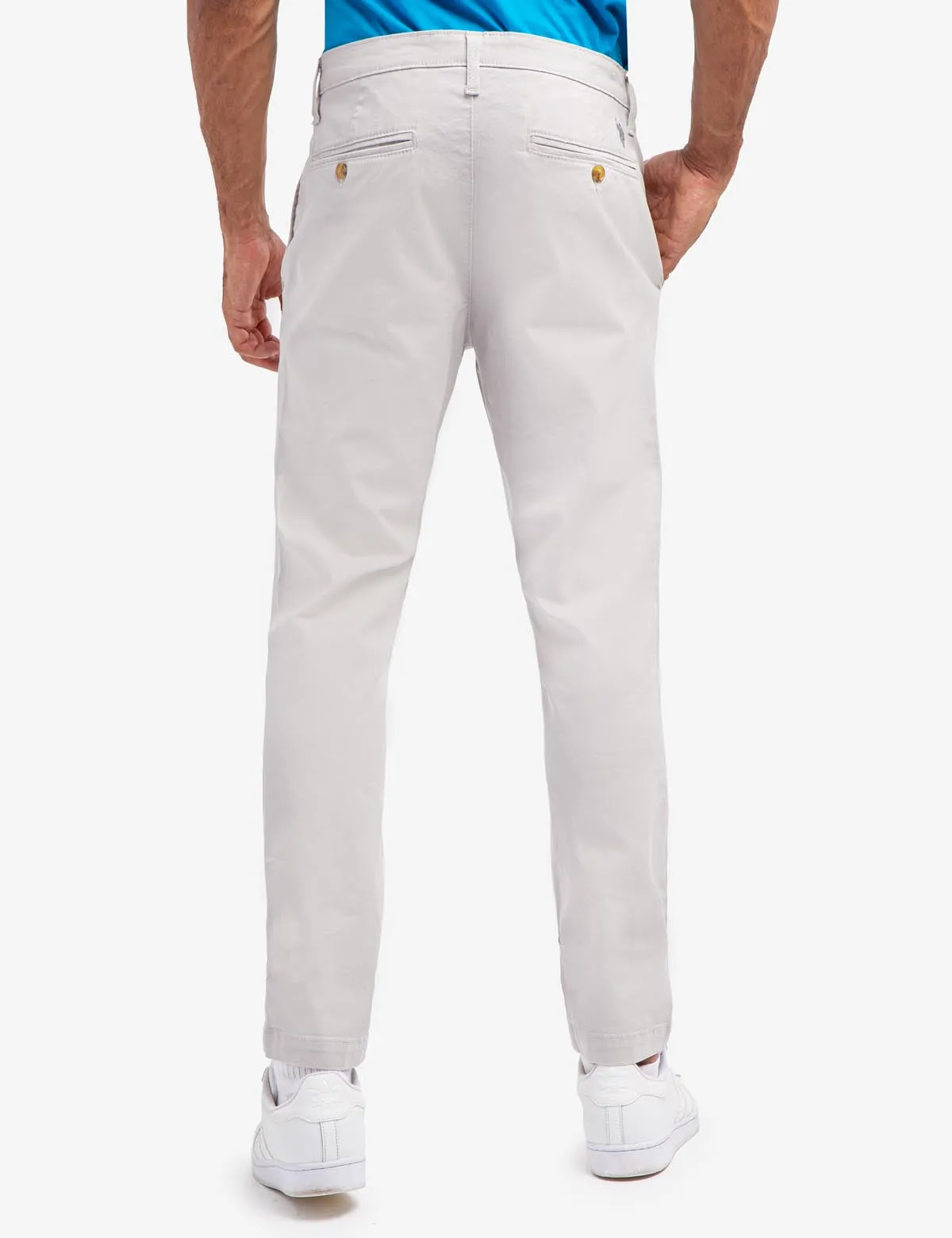 STRETCH SLIM CHINO PANTS sold by U.S. Polo Assn. product image thumbnail 4