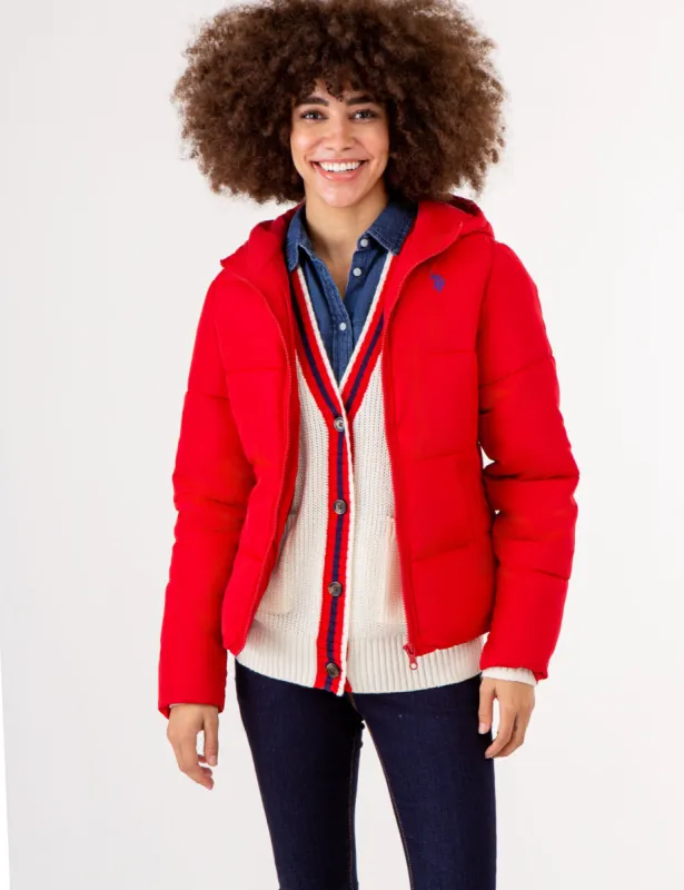 HOODED PUFFER JACKET sold by U.S. Polo Assn.