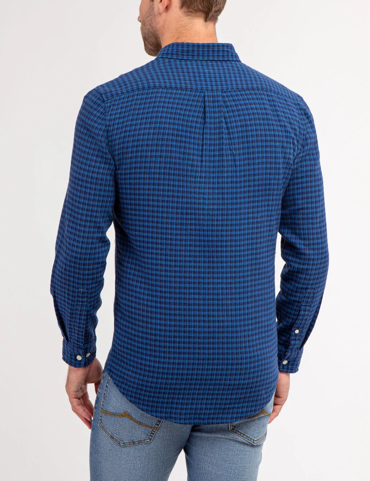 TEXTURED PLAID LONG SLEEVE SHIRT sold by U.S. Polo Assn. product image thumbnail 3
