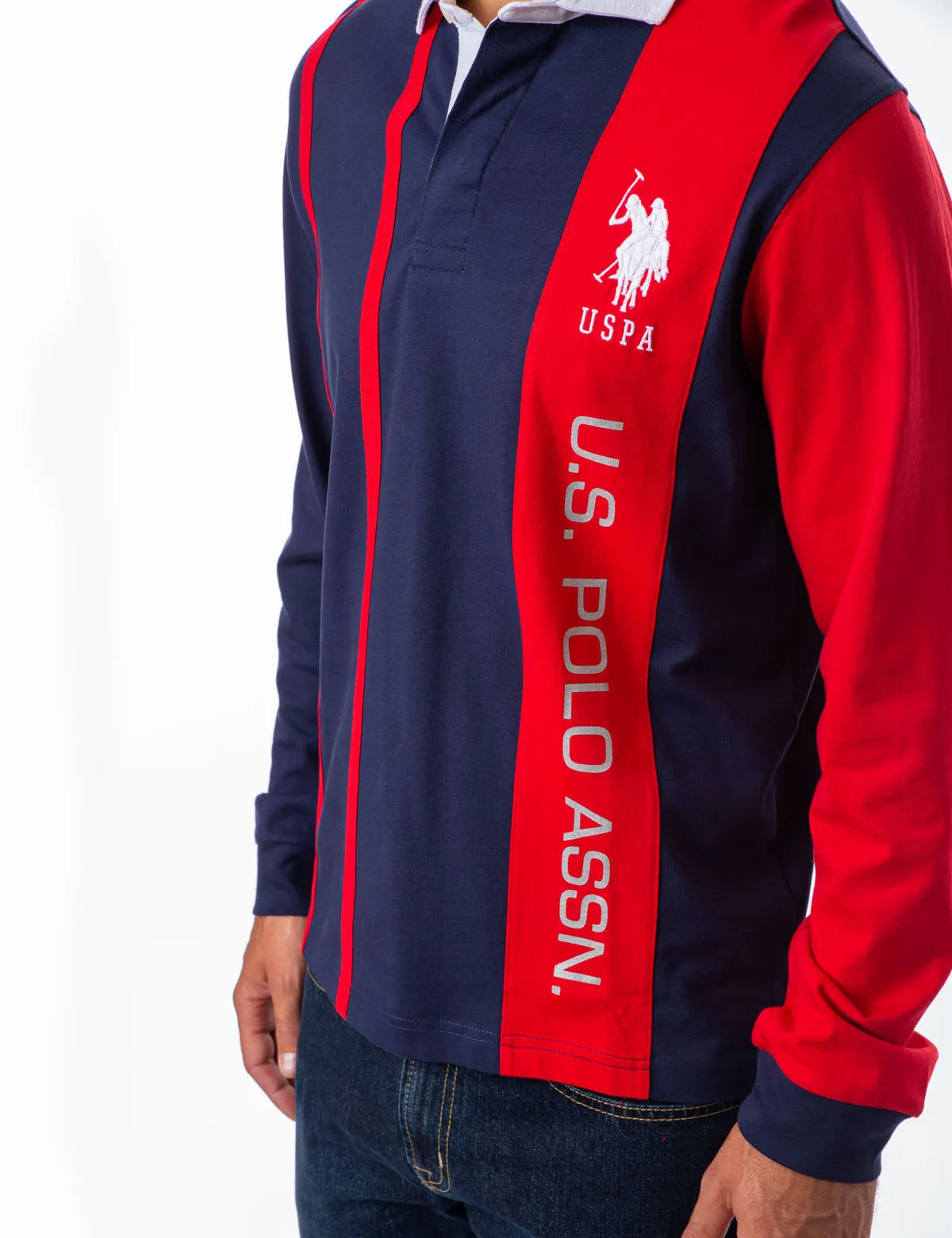 COLORBLOCK LONG SLEEVE POLO SHIRT sold by U.S. Polo Assn. product image thumbnail 5