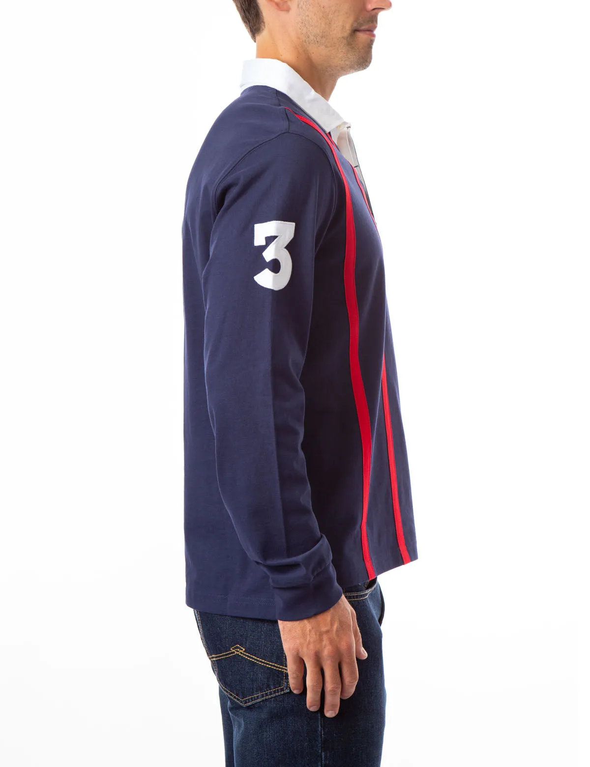 COLORBLOCK LONG SLEEVE POLO SHIRT sold by U.S. Polo Assn. product image thumbnail 3