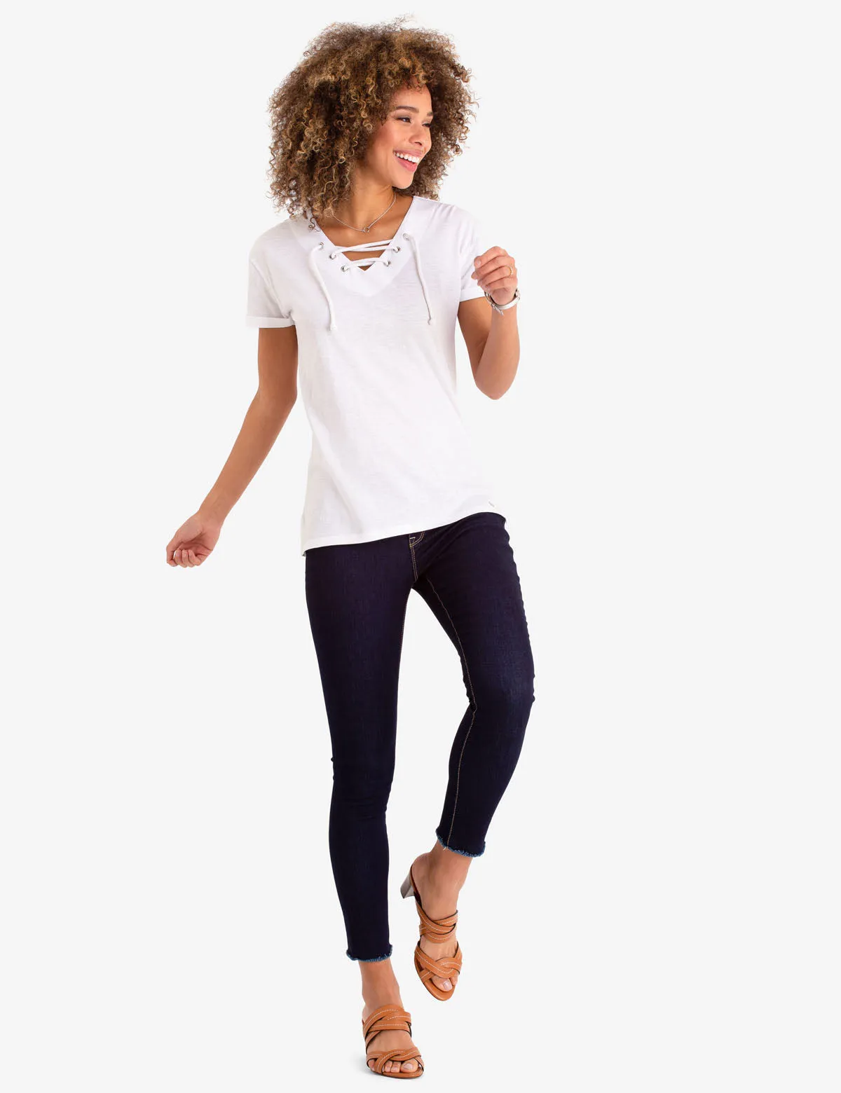 LACE UP T-SHIRT sold by U.S. Polo Assn. product image thumbnail 2