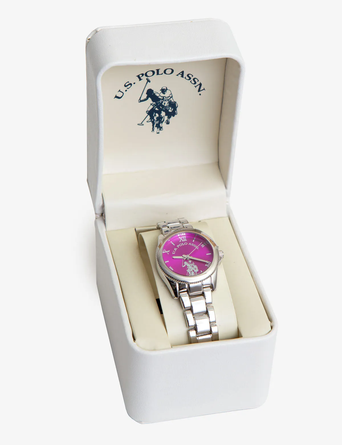 LADIES SILVERTONE BRACELET WATCH sold by U.S. Polo Assn. product image thumbnail 2
