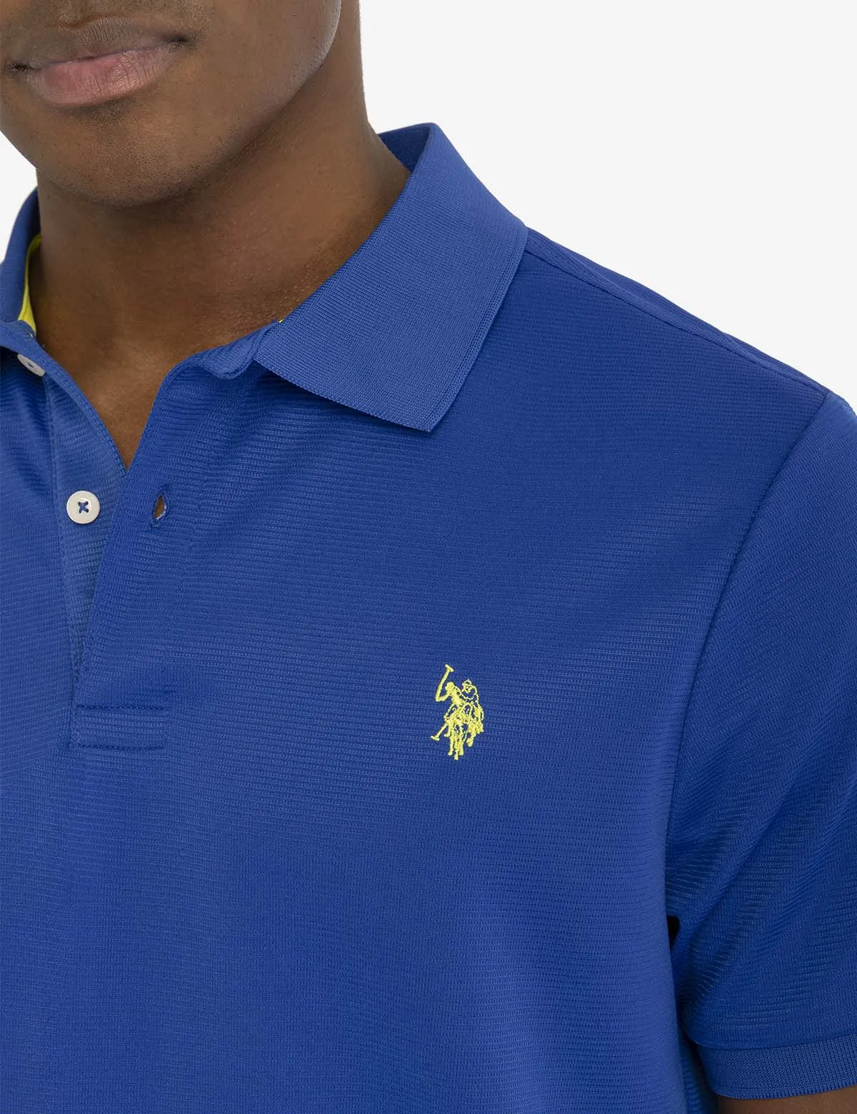 TEXTURED OTTOMAN POLO SHIRT sold by U.S. Polo Assn. product image thumbnail 3