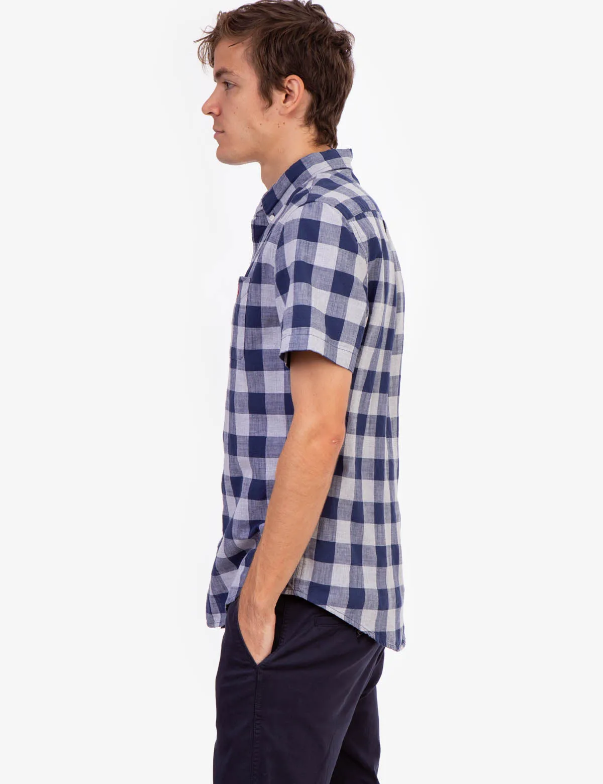 PLAID HEATHER SHORT SLEEVE SHIRT sold by U.S. Polo Assn. product image thumbnail 3