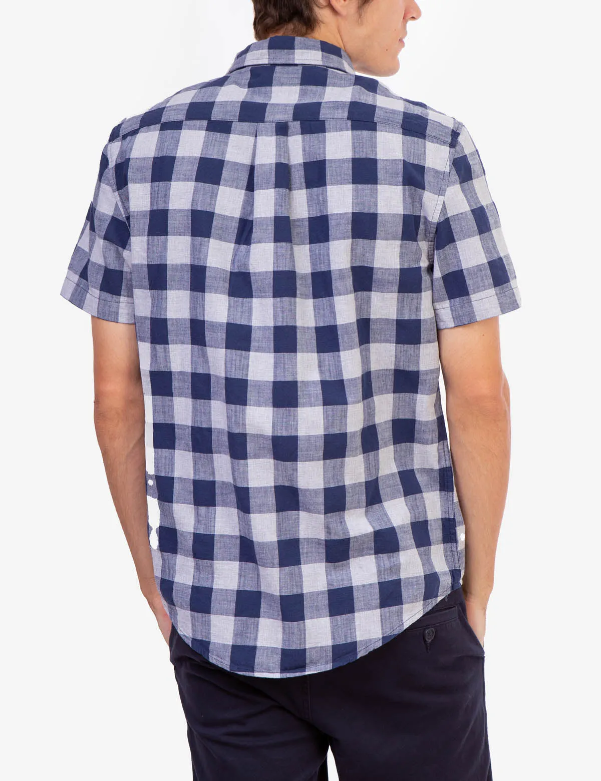 PLAID HEATHER SHORT SLEEVE SHIRT sold by U.S. Polo Assn. product image thumbnail 4