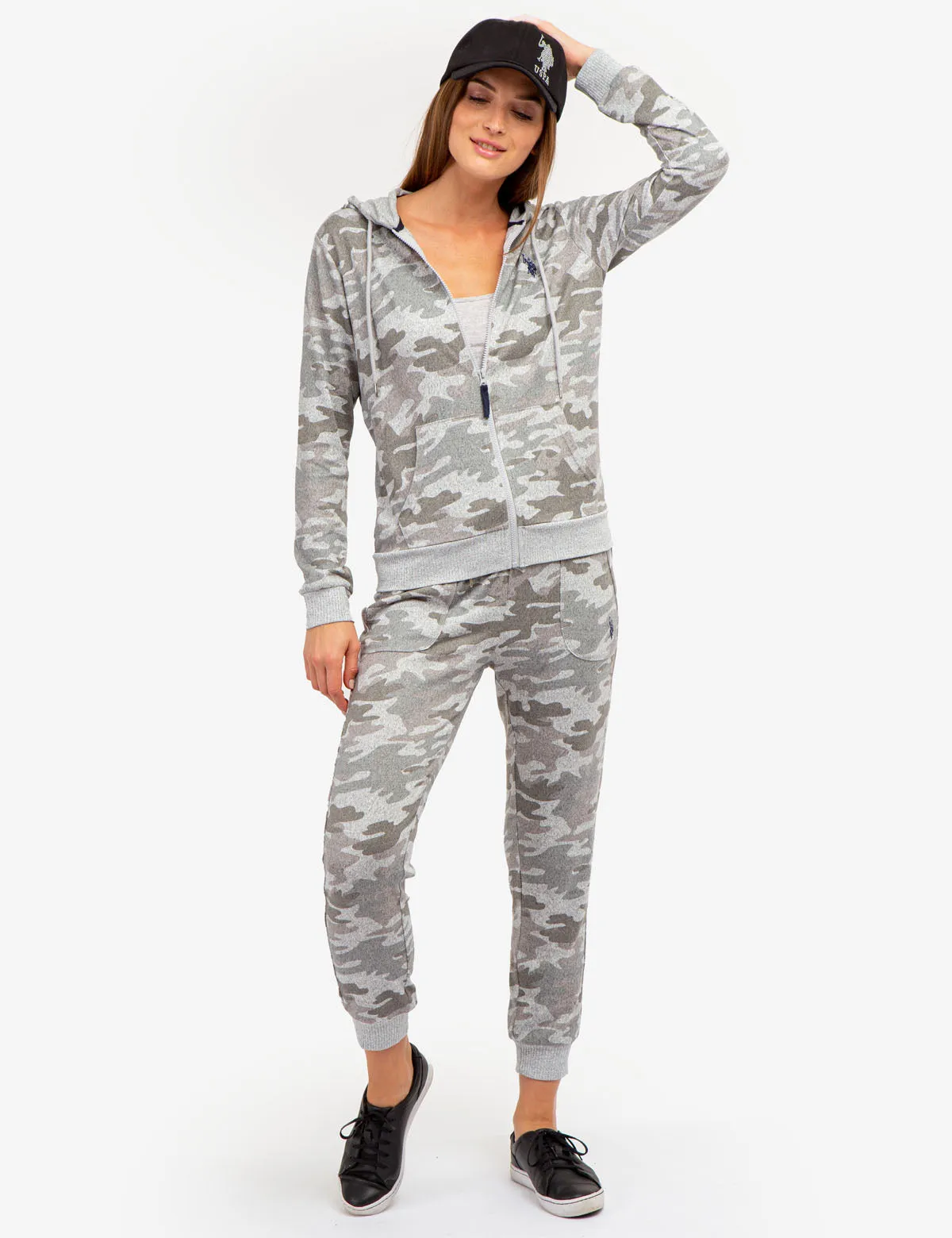 HACCI ZIP UP CAMO HOODIE sold by U.S. Polo Assn. product image thumbnail 2