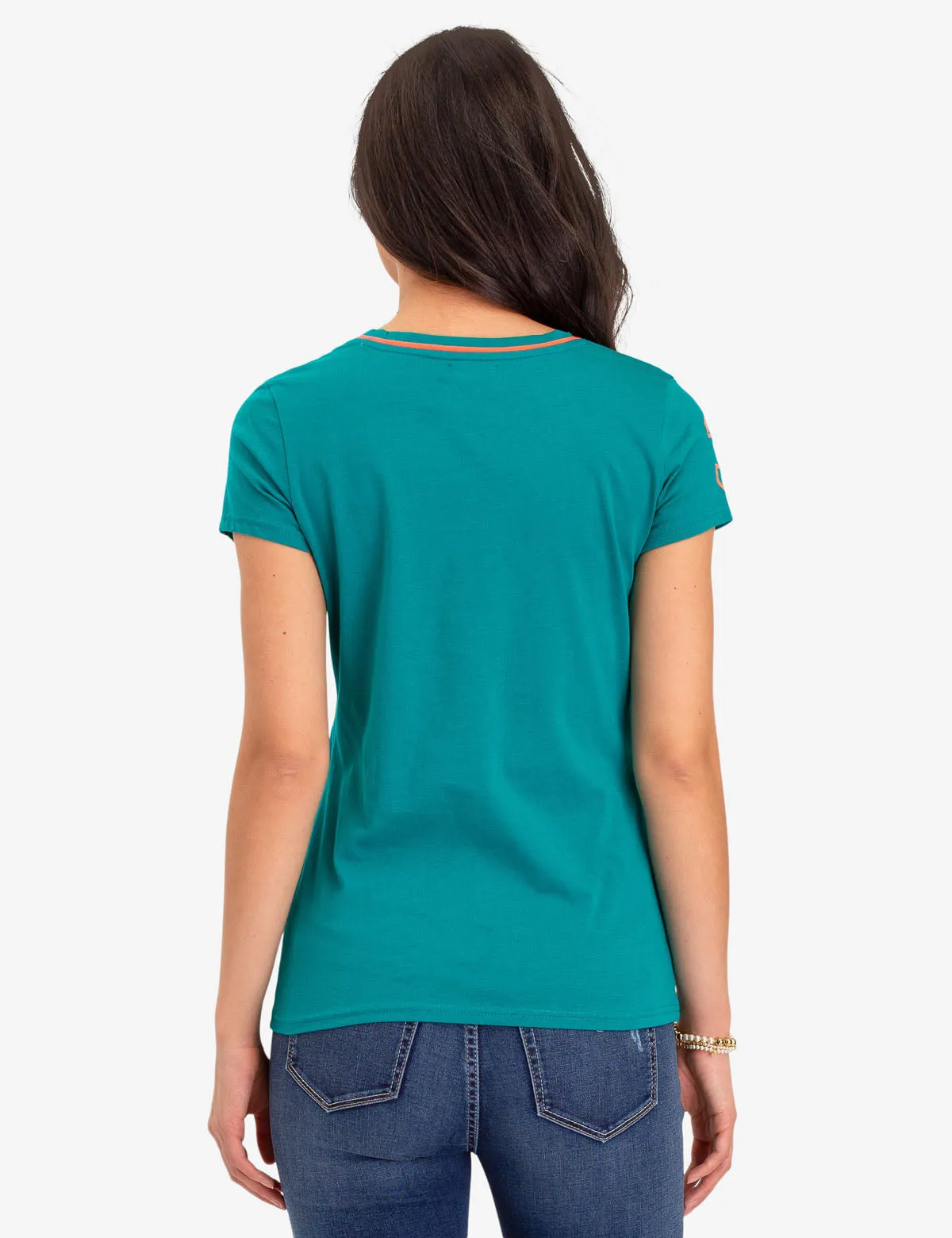 NEON V-NECK T-SHIRT sold by U.S. Polo Assn. product image thumbnail 4