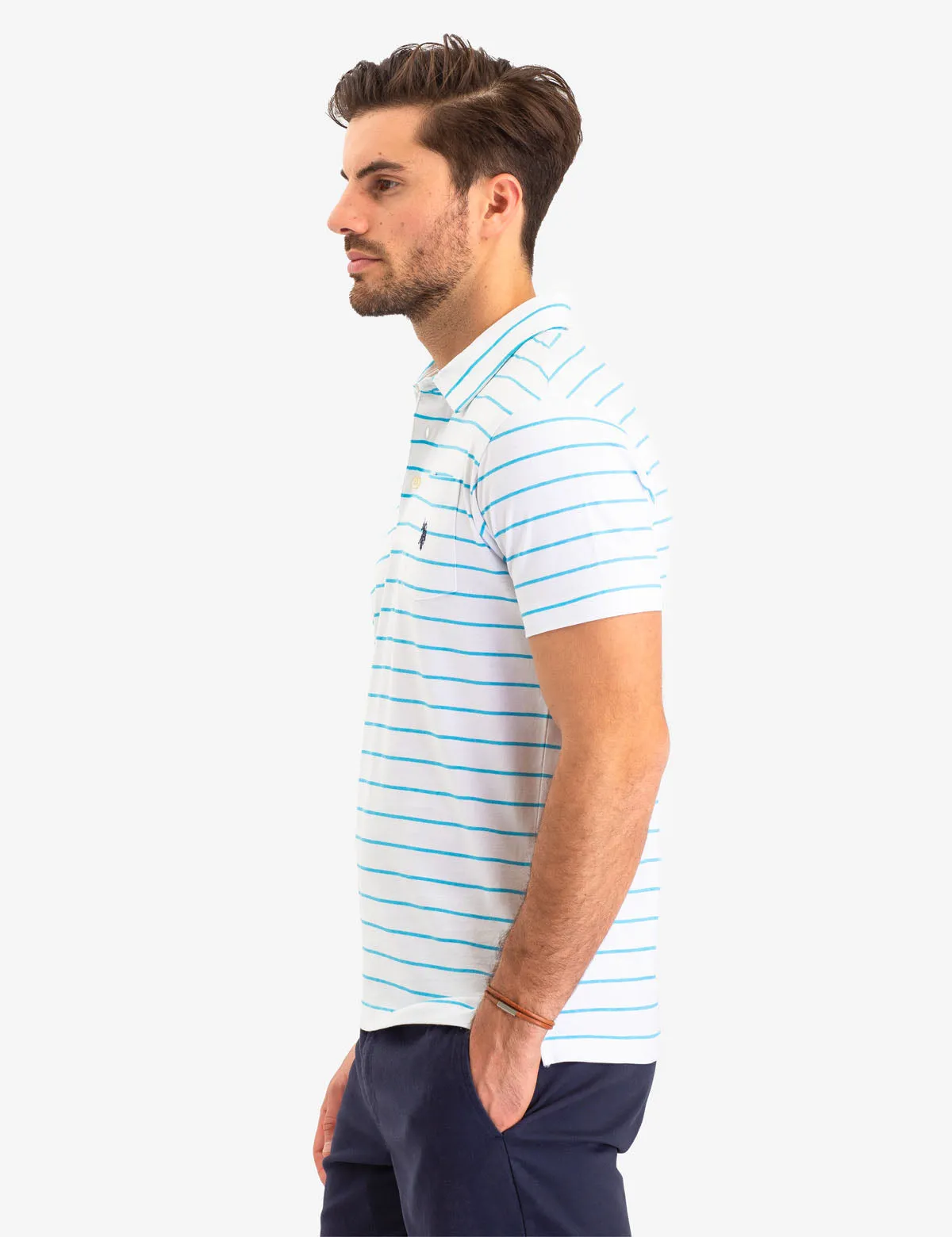 STRIPED POCKET POLO SHIRT sold by U.S. Polo Assn. product image thumbnail 3