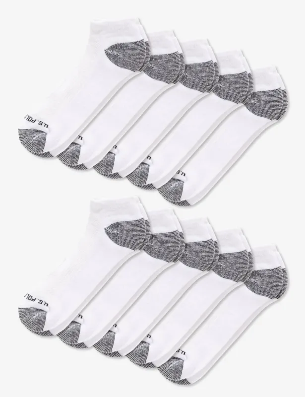 MENS 10PK LOW CUT PERFORMANCE SOCKS sold by U.S. Polo Assn.