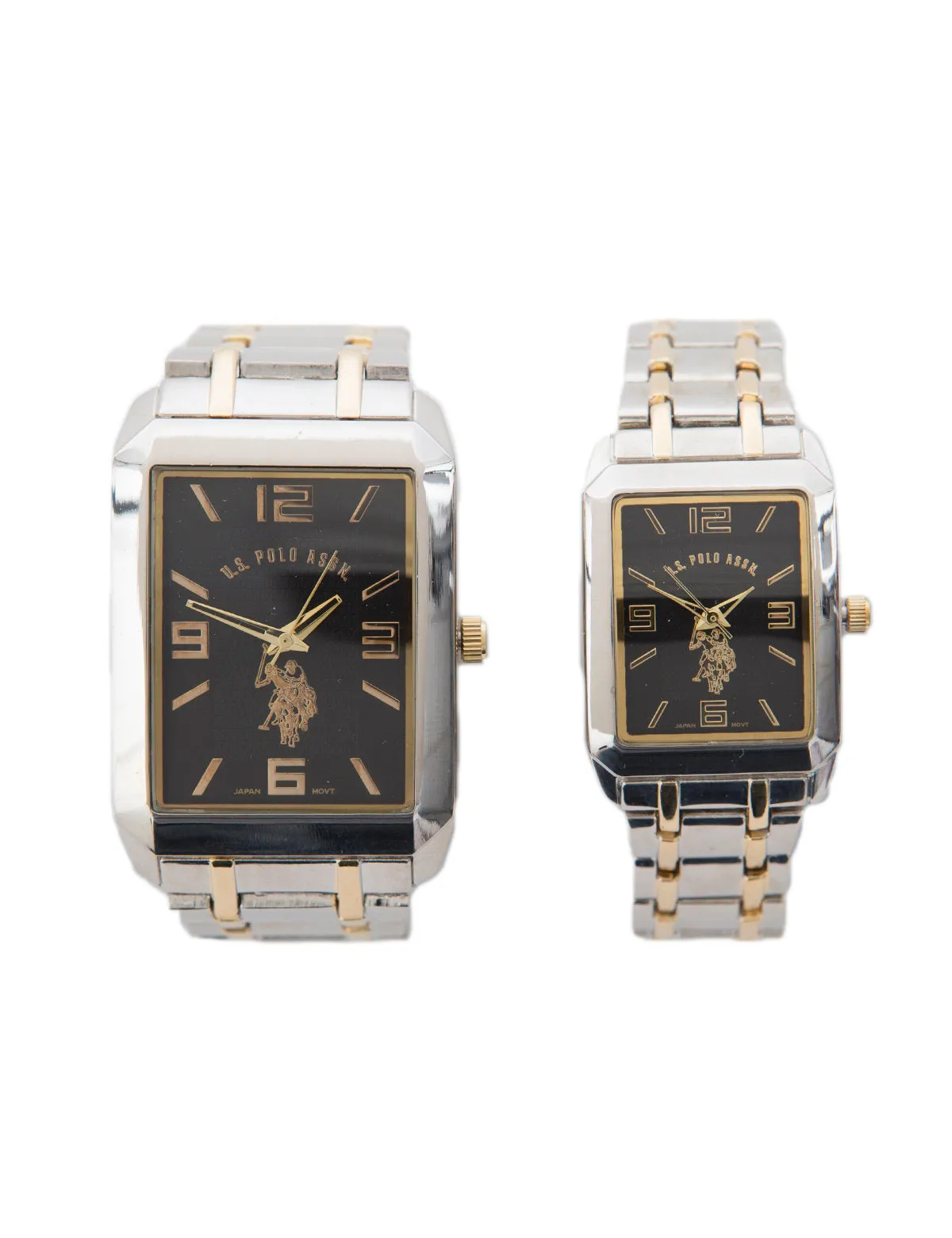 HIS AND HERS SQUARE FACE WATCH SET sold by U.S. Polo Assn. product image thumbnail 3