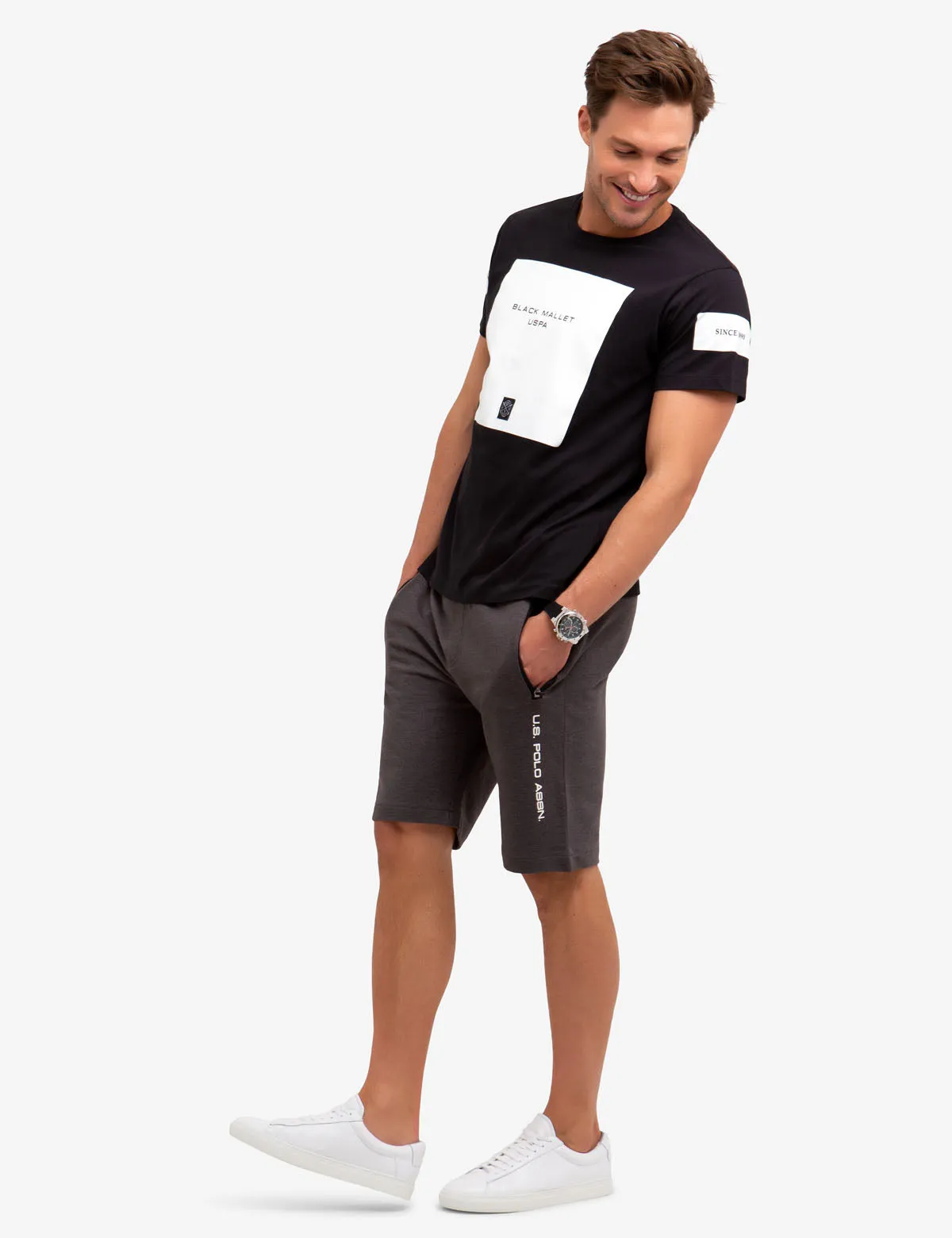 BLACK MALLET COLORBLOCK T-SHIRT sold by U.S. Polo Assn. product image thumbnail 2