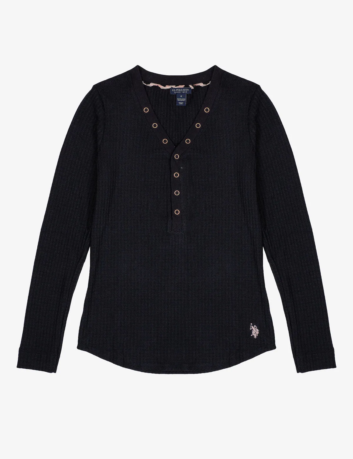 METALLIC SNAPS HENLEY sold by U.S. Polo Assn. product image thumbnail 3