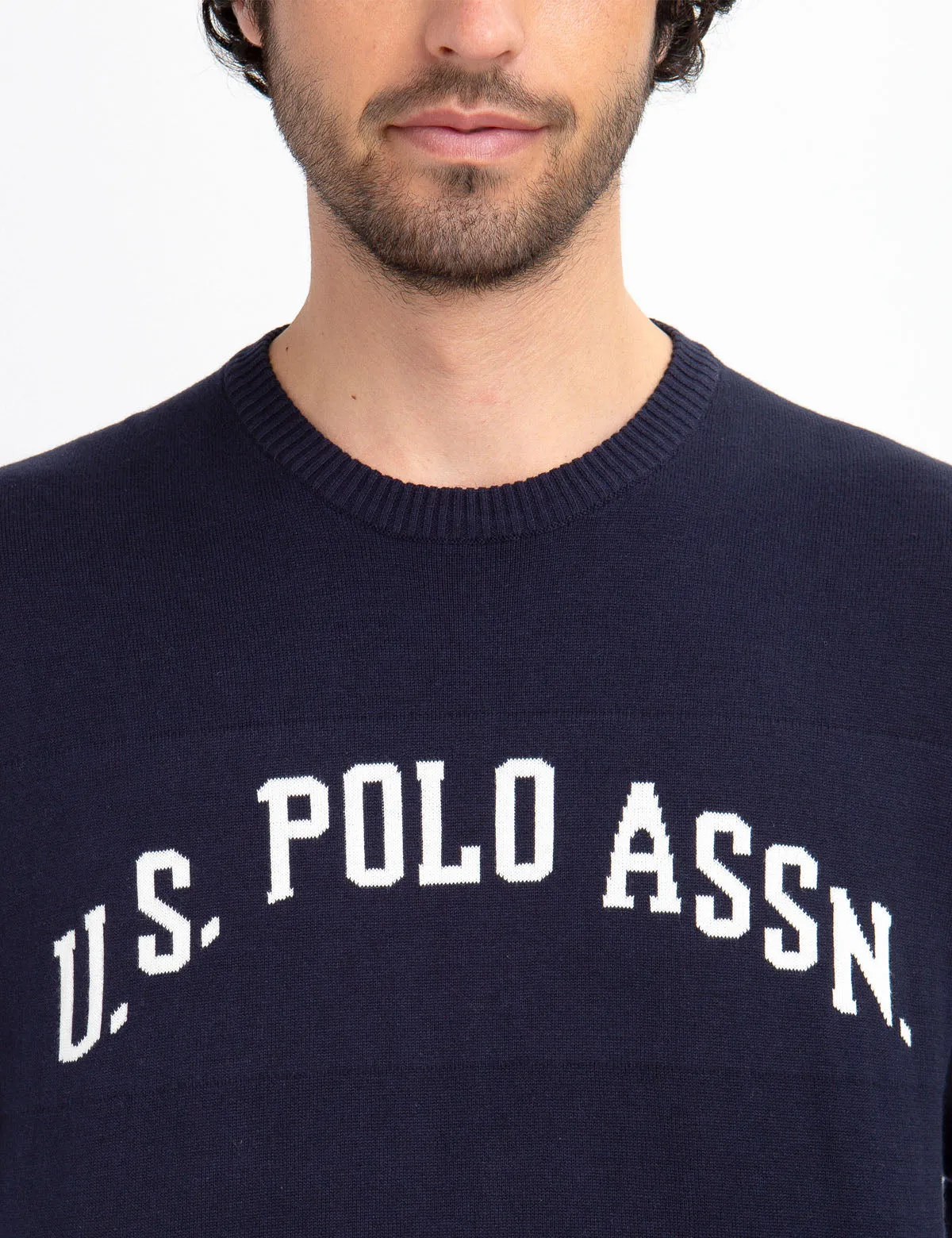JERSEY CREW NECK SWEATER sold by U.S. Polo Assn. product image thumbnail 5