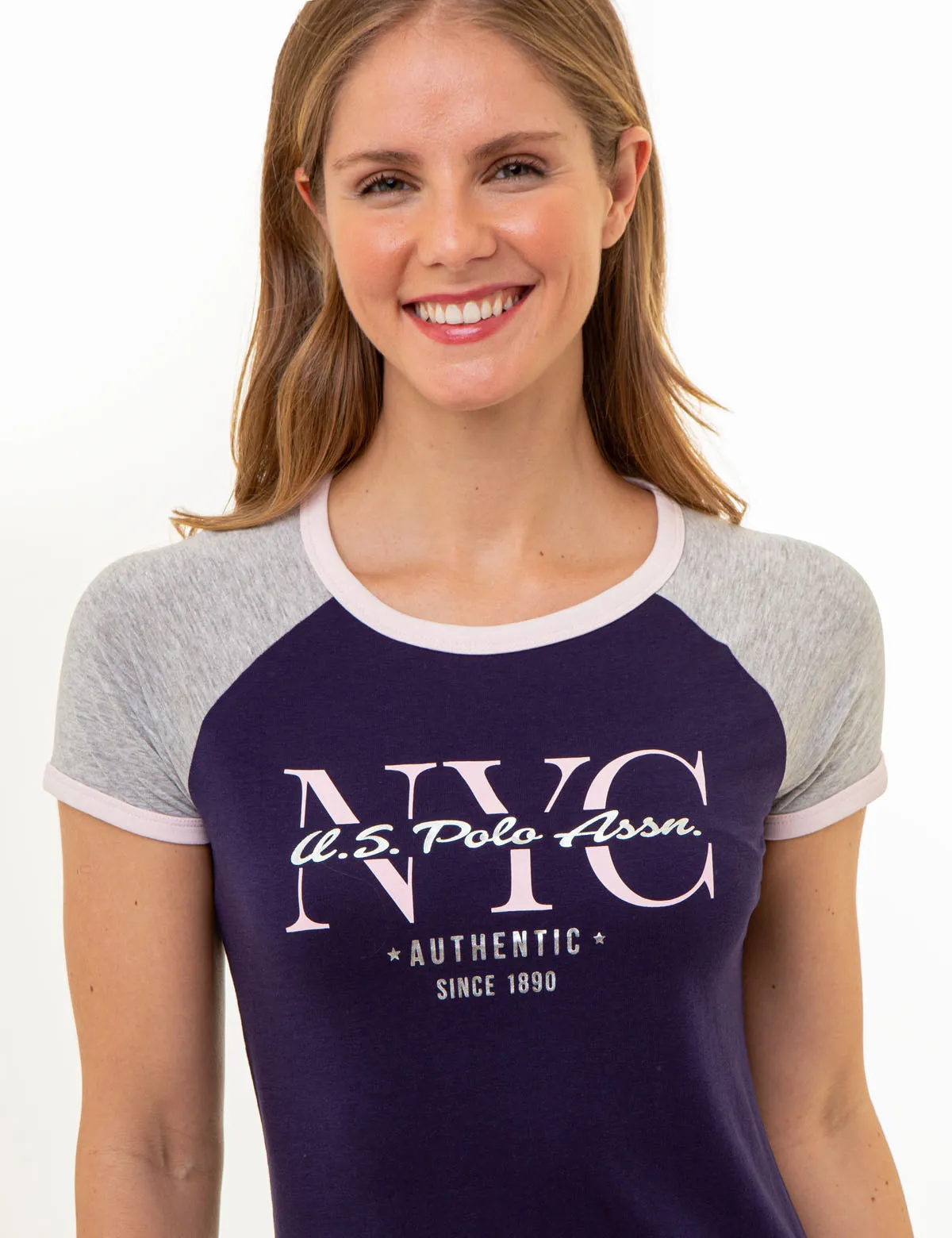NYC RAGLAN RINGER T-SHIRT sold by U.S. Polo Assn. product image thumbnail 5