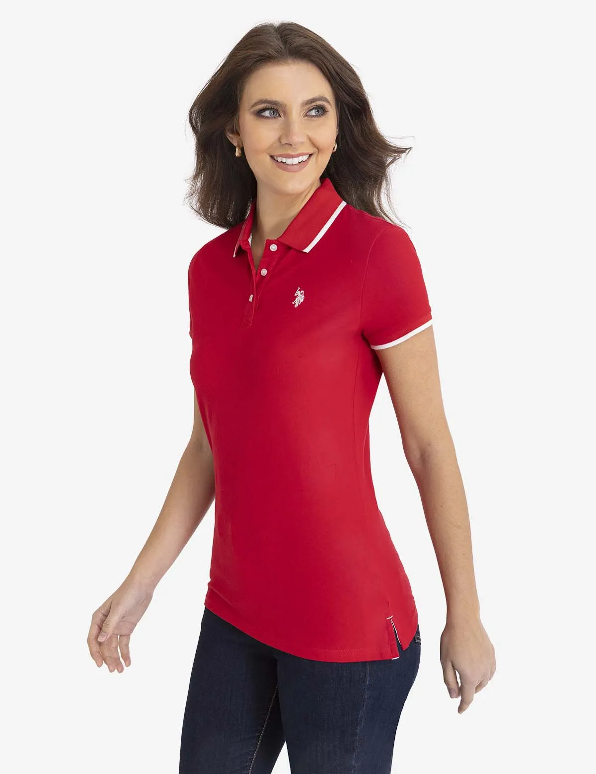 TIPPED SOLID POLO SHIRT sold by U.S. Polo Assn. product image thumbnail 3