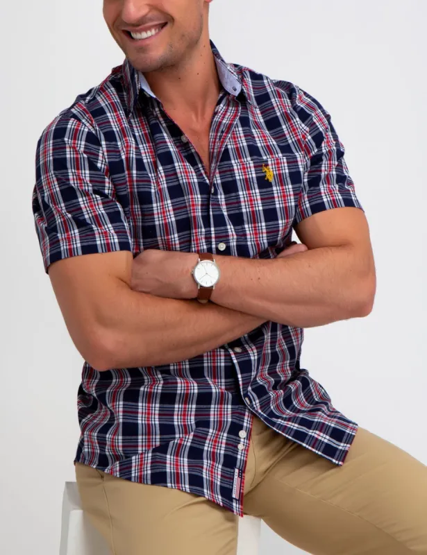 STRETCH SLIM POPLIN SHIRT sold by U.S. Polo Assn.