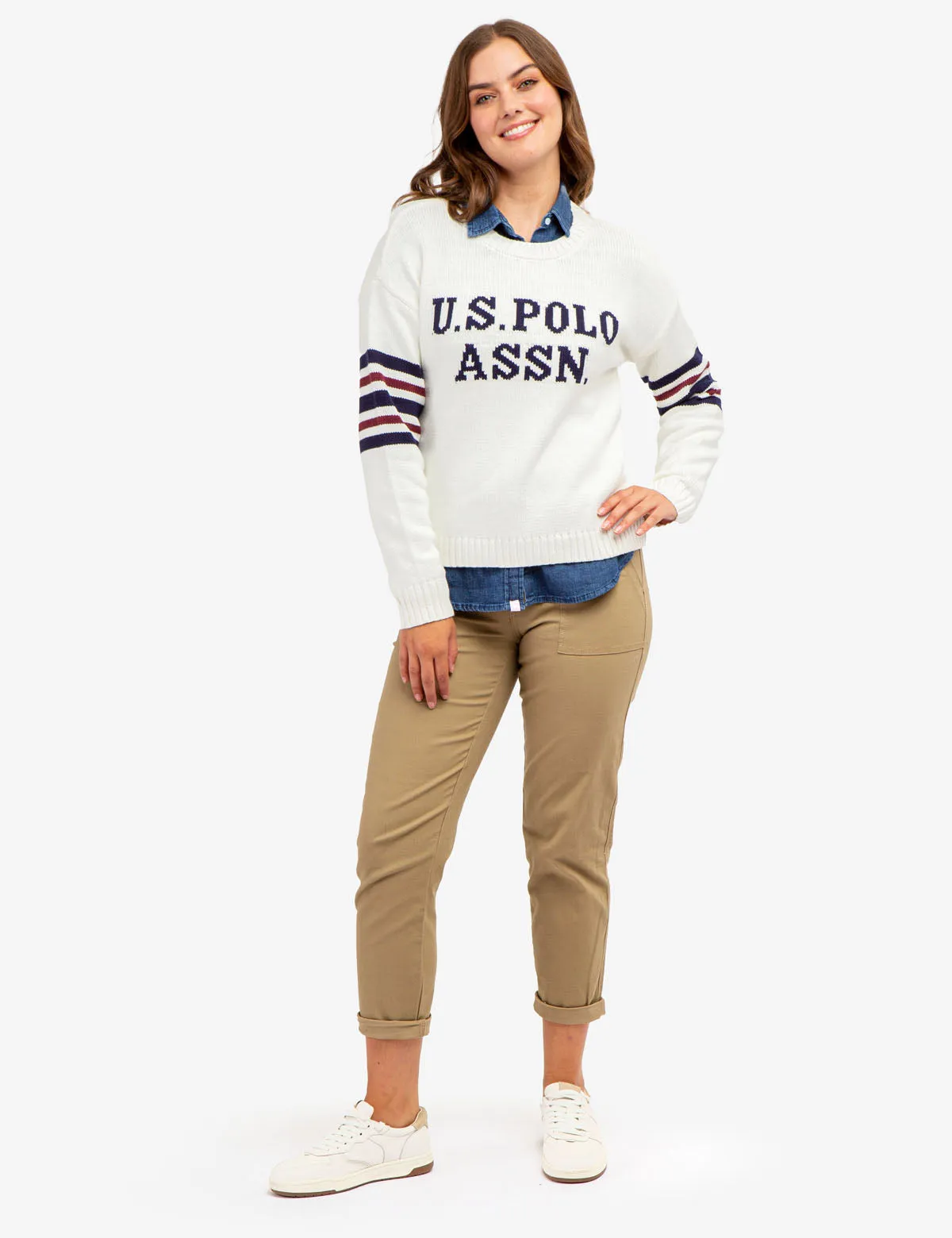 CREW NECK VARSITY SWEATER sold by U.S. Polo Assn. product image thumbnail 2
