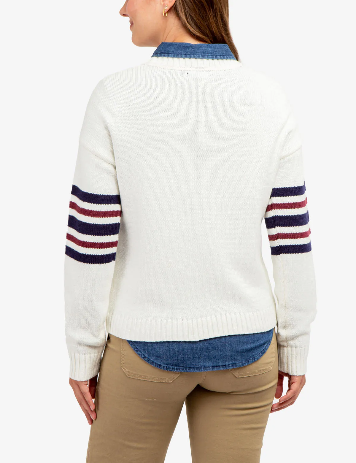 CREW NECK VARSITY SWEATER sold by U.S. Polo Assn. product image thumbnail 3