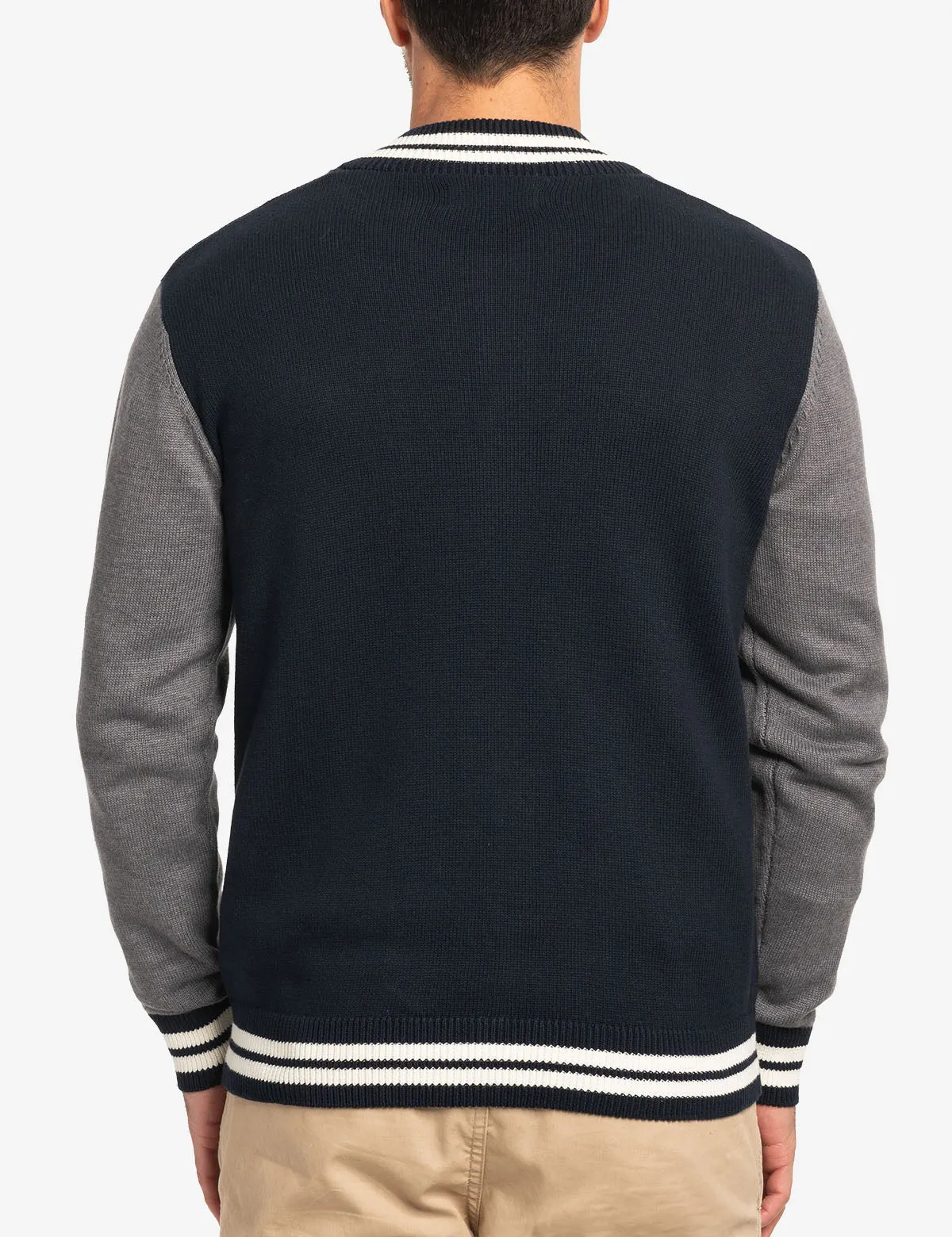 FULL ZIP PATCH VARSITY SWEATER sold by U.S. Polo Assn. product image thumbnail 4