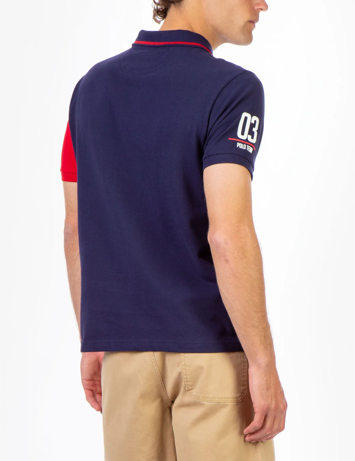 COLORBLOCK FLAG PIQUE POLO SHIRT sold by U.S. Polo Assn. product image thumbnail 3