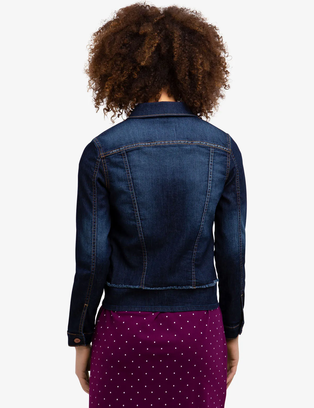 DENIM JACKET WITH FRAYED DETAIL sold by U.S. Polo Assn. product image thumbnail 4