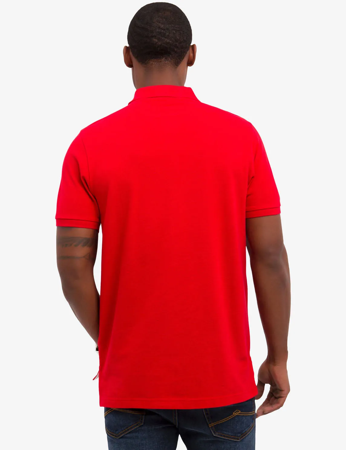 MULTI COLOR BIG LOGO SOLID POLO SHIRT sold by U.S. Polo Assn. product image thumbnail 3