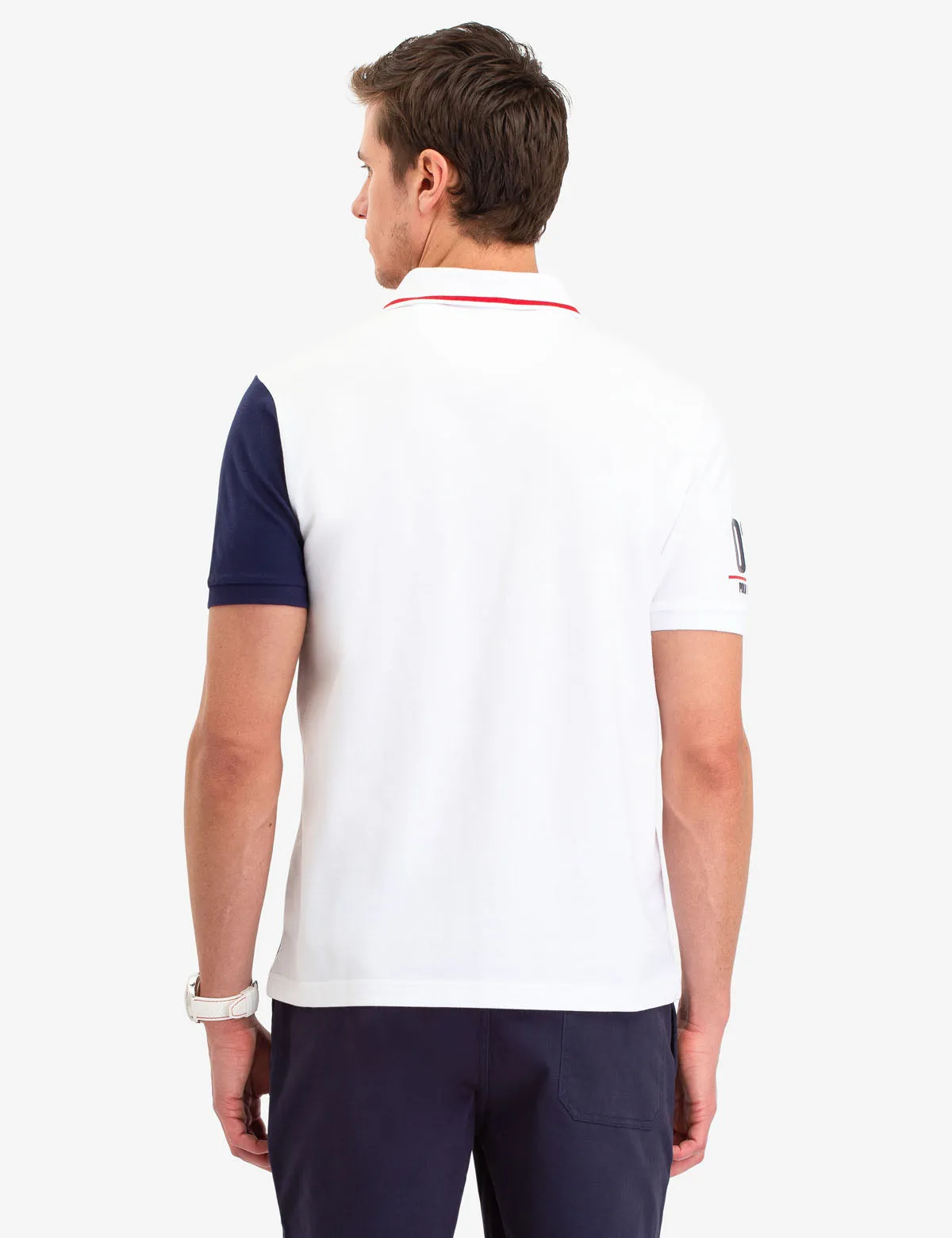 USPA FLAG VERTICAL STRIPE POLO SHIRT sold by U.S. Polo Assn. product image thumbnail 4