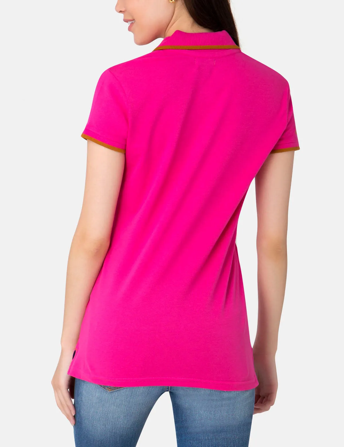 STRETCH SMALL LOGO TIPPED POLO SHIRT sold by U.S. Polo Assn. product image thumbnail 3