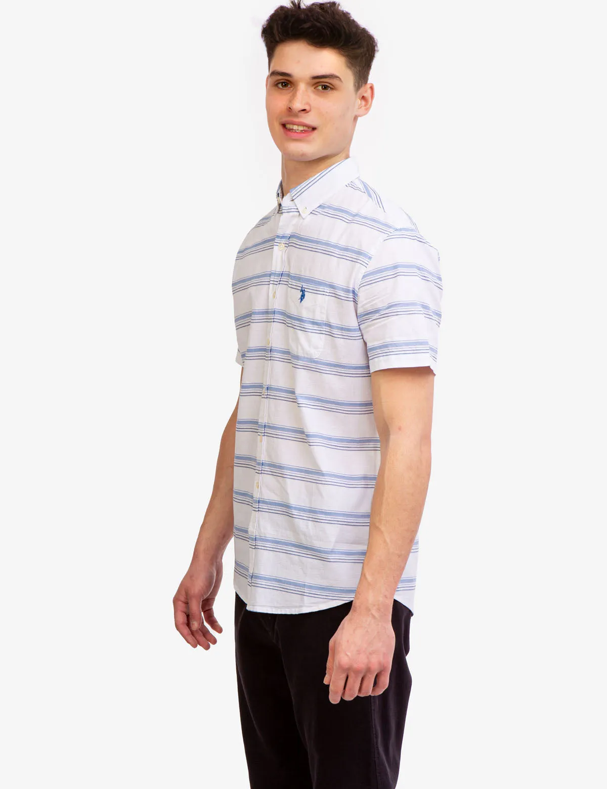 FINE SLUB HORIZONTAL STRIPE SHIRT sold by U.S. Polo Assn. product image thumbnail 2