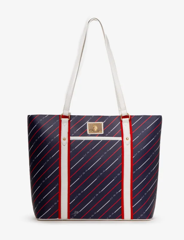 STRIPE USPA TOTE BAG sold by U.S. Polo Assn.