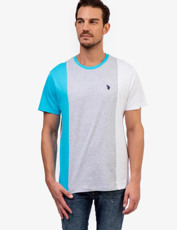 TRI COLORBLOCK T-SHIRT sold by U.S. Polo Assn.