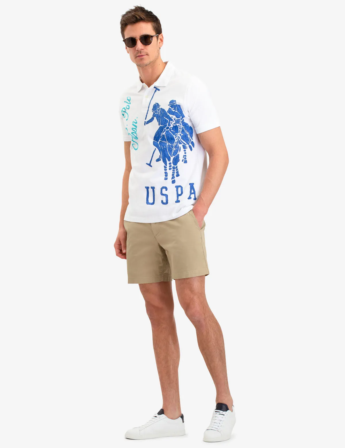 USPA GRAPHIC LOGO POLO SHIRT sold by U.S. Polo Assn. product image thumbnail 2