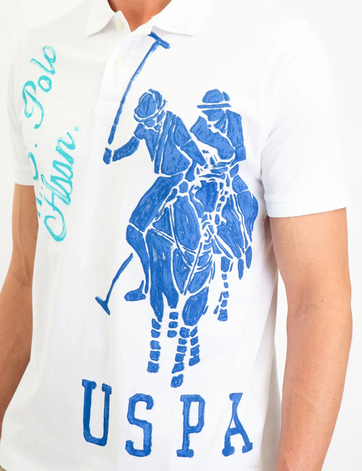 USPA GRAPHIC LOGO POLO SHIRT sold by U.S. Polo Assn. product image thumbnail 4