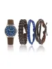 MEN'S BROWN STRAP SPORT WATCH AND BRACELETS SET sold by U.S. Polo Assn.