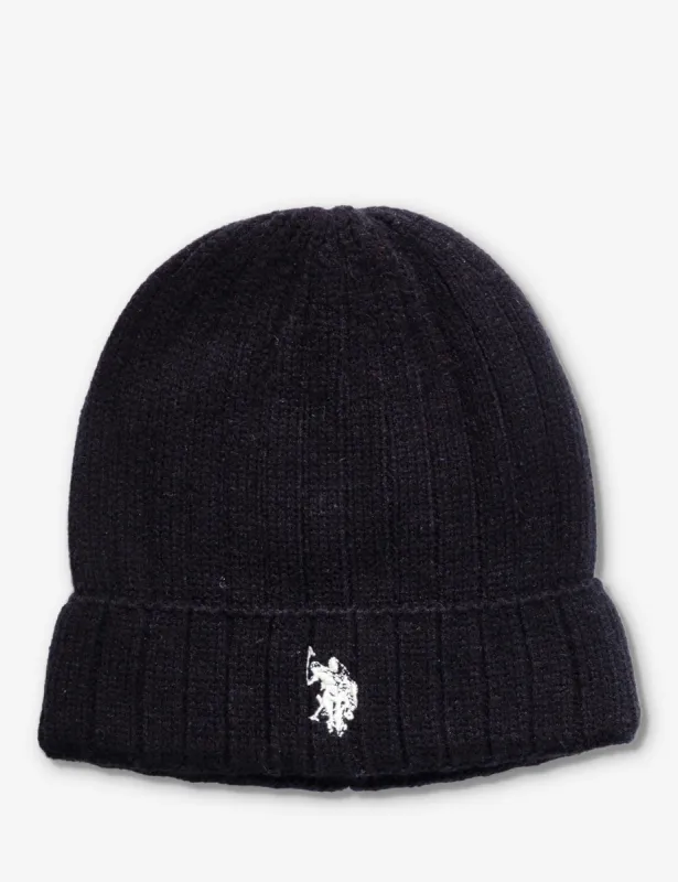 RIB CUFFED BEANIE sold by U.S. Polo Assn.