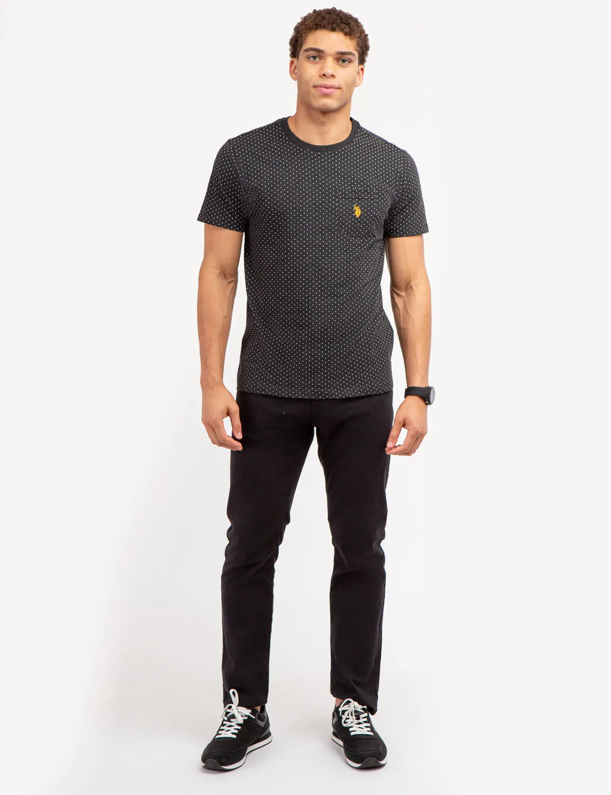 POLKA DOT JERSEY T-SHIRT sold by U.S. Polo Assn. product image thumbnail 3