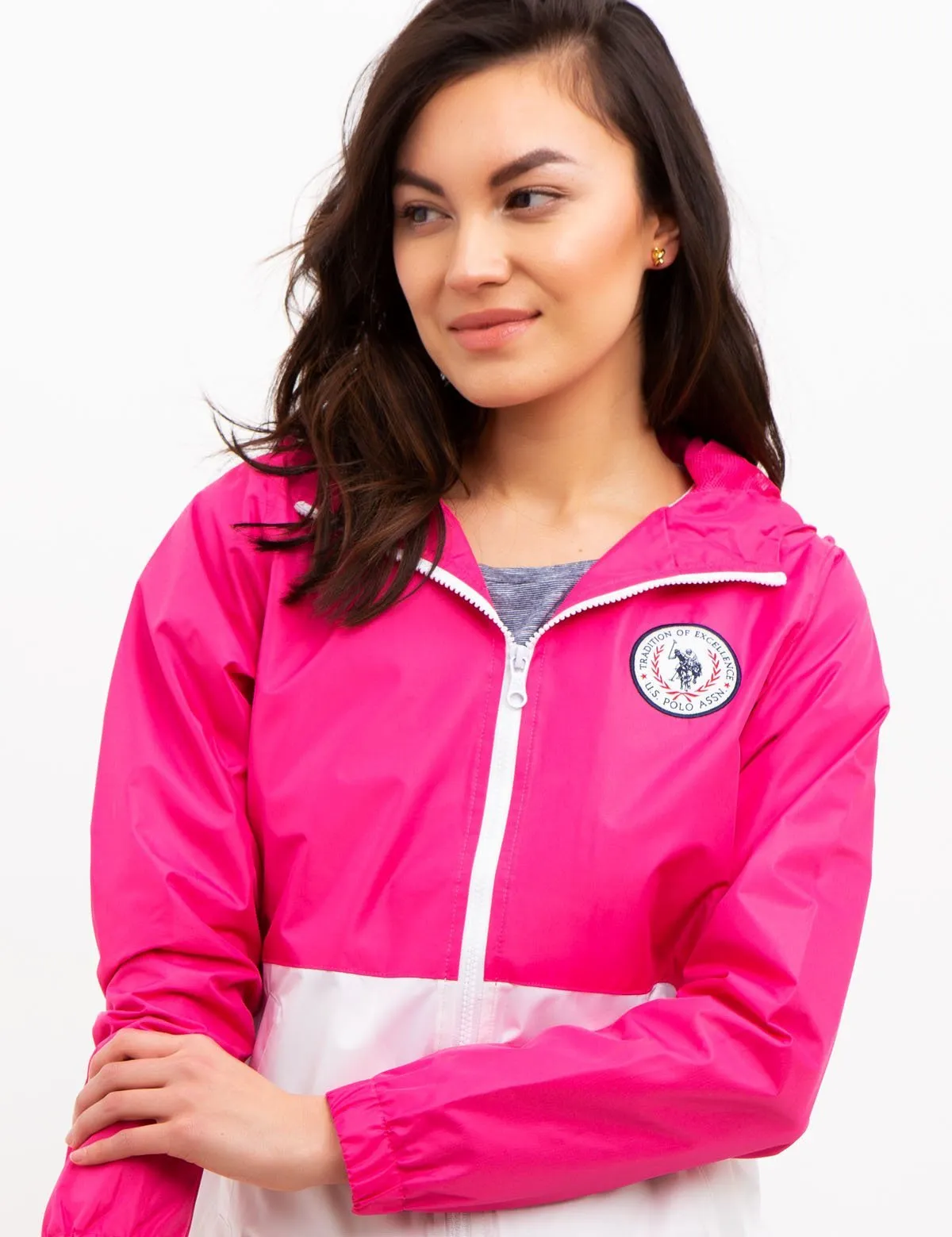 COLORBLOCK HOODED WINDBREAKER sold by U.S. Polo Assn. product image thumbnail 2