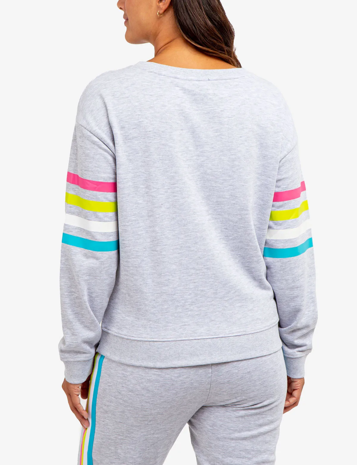 STRIPE LOGO CREW NECK SWEATSHIRT sold by U.S. Polo Assn. product image thumbnail 4