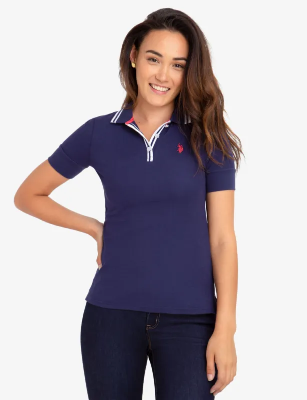 FLORAL BUTTON POLO SHIRT sold by U.S. Polo Assn.