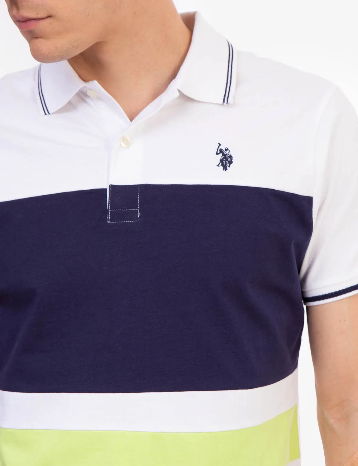 COLORBLOCK JERSEY POLO SHIRT sold by U.S. Polo Assn. product image thumbnail 5