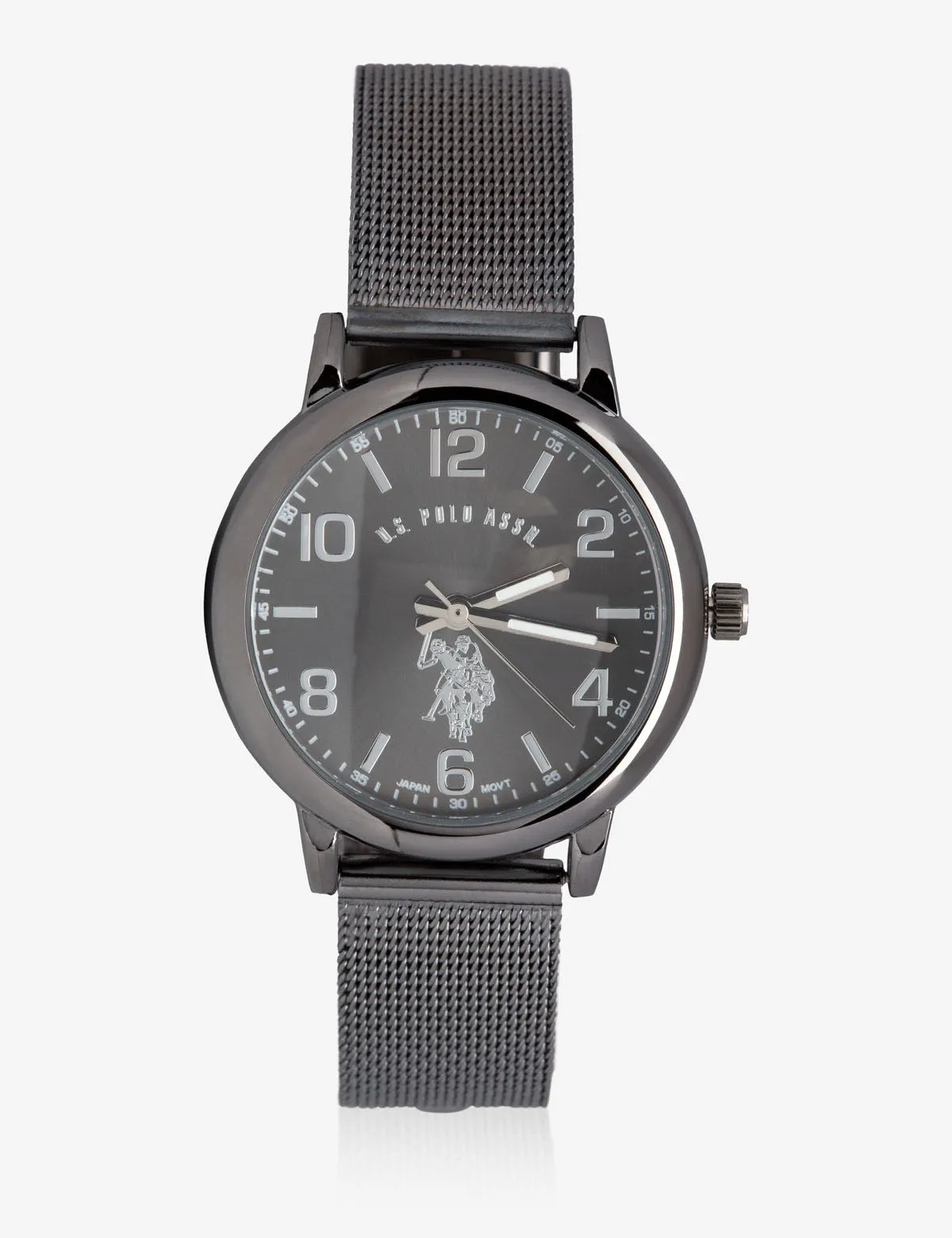 HIS & HERS BLACK MESH STRAP WATCH SET sold by U.S. Polo Assn. product image thumbnail 4