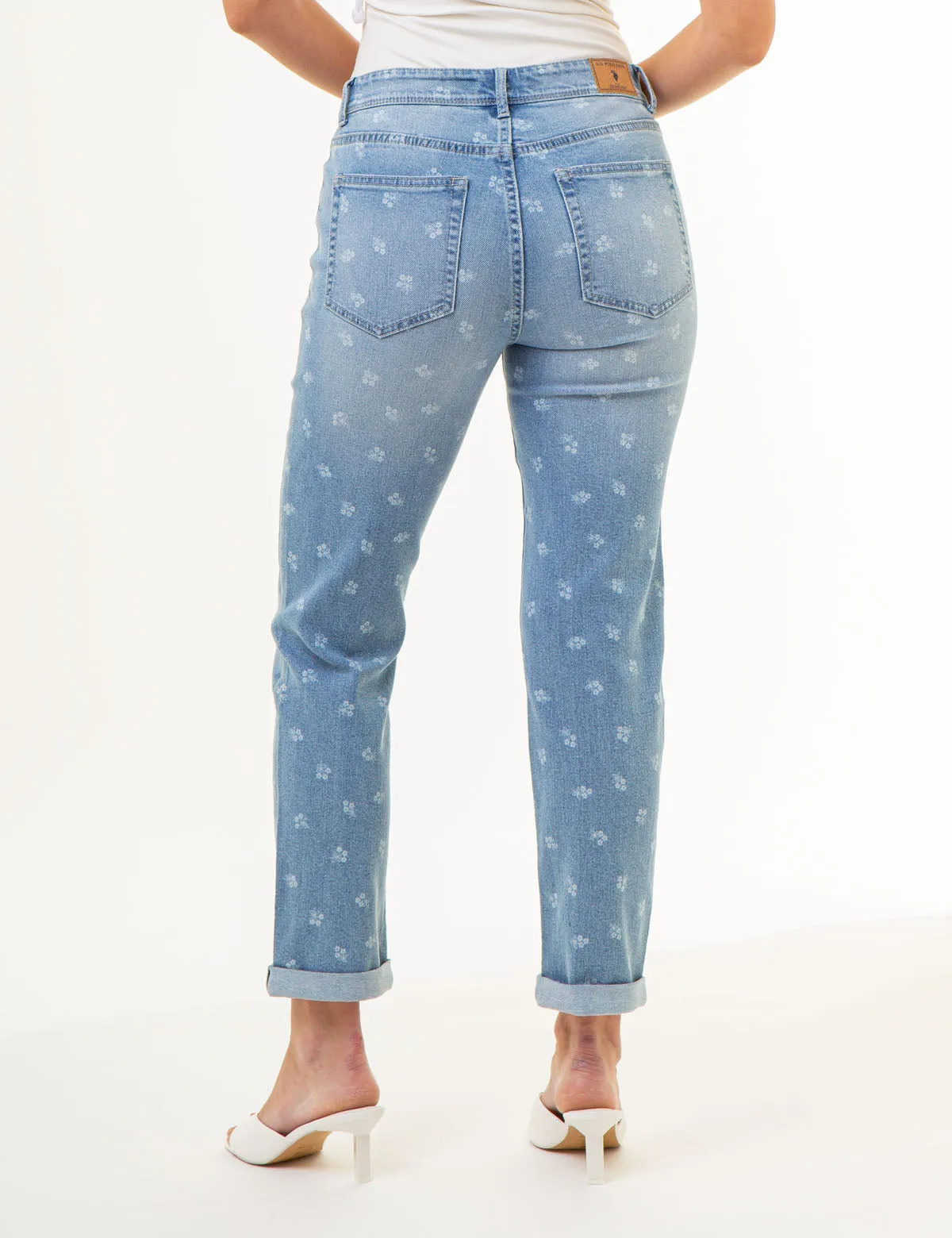 MID RISE BOYFRIEND JEANS sold by U.S. Polo Assn. product image thumbnail 5