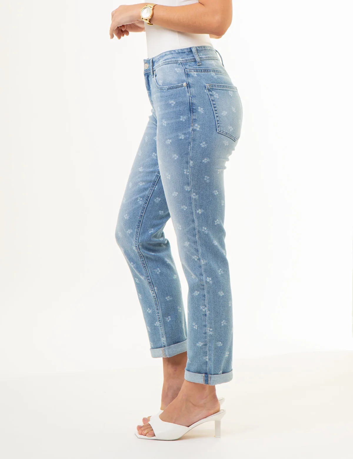 MID RISE BOYFRIEND JEANS sold by U.S. Polo Assn. product image thumbnail 4